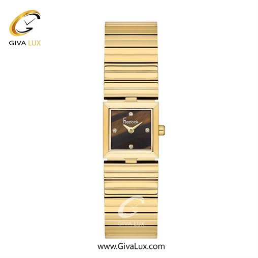 ساعت مچی اورجینال زنانه فریلوک Freelook طلایی | طلایی| قهوه ای| کد رفرنس FL.1.10443-4