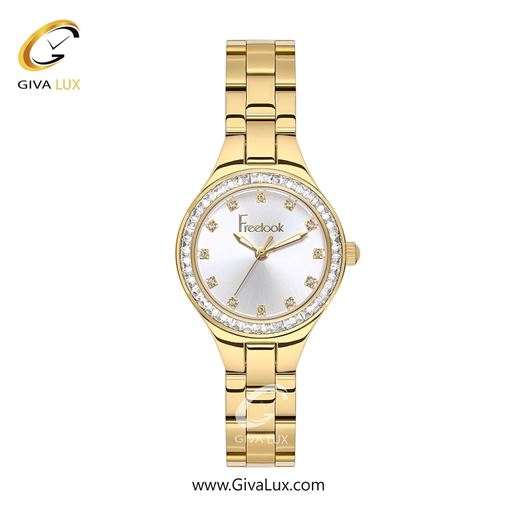 ساعت مچی اورجینال زنانه فریلوک Freelook طلایی | طلایی| نقره ای| کد رفرنس FL.1.10493-3