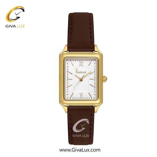 ساعت مچی اورجینال زنانه فریلوک Freelook طلایی | قهوه ای| سفید| کد رفرنس FL.1.10500-2