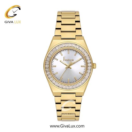 ساعت مچی اورجینال زنانه فریلوک Freelook طلایی | طلایی| نقره ای| کد رفرنس FL.1.10502-4