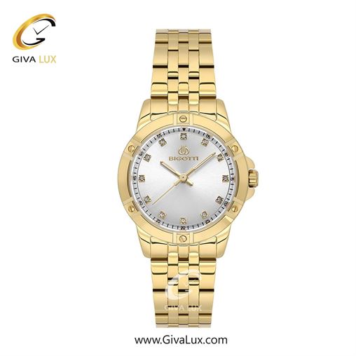 ساعت مچی اورجینال زنانه بیگوتی BIGOTTI طلایی | طلایی| نقره ای| کد رفرنس BG.1.10563-3