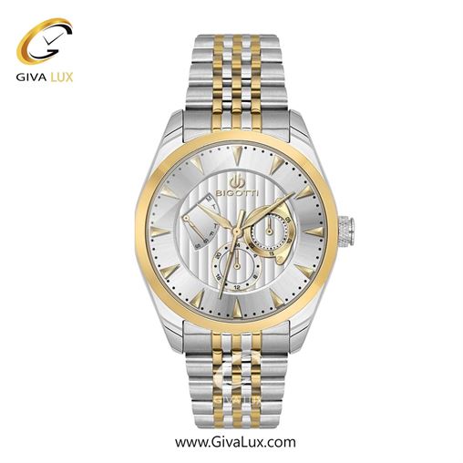 ساعت مچی اورجینال مردانه بیگوتی BIGOTTI سه موتوره فول تایم طلایی | طلایی-نقره ای| سبز| کد رفرنس BG.1.10624-4 1.10624-5.jpg