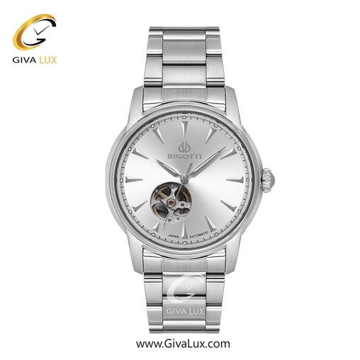 ساعت مچی اورجینال مردانه بیگوتی BIGOTTI نقره ای | نقره ای| نقره ای| کد رفرنس BG.1.10632.1