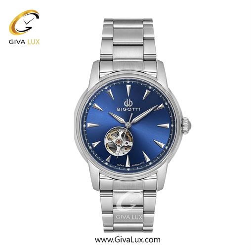 ساعت مچی اورجینال مردانه بیگوتی BIGOTTI نقره ای | نقره ای| سرمه ای| کد رفرنس BG.1.10632.3