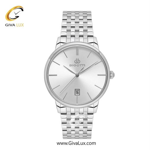 ساعت مچی اورجینال مردانه بیگوتی BIGOTTI نقره ای | نقره ای| نقره ای| کد رفرنس BG.1.10644.1