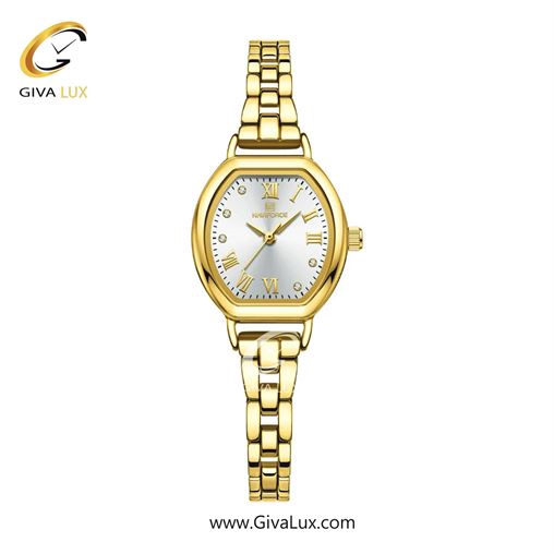 ساعت مچی اورجینال ناوی فورس زنانه طلایی | طلایی | سفید صدفی | کد رفرنس NF5035 105_GW.jpg