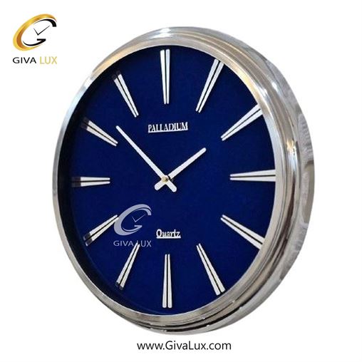 ساعت دیواری اورجینال پالادیوم آلیاژ فلزی نقره ای| کد رفرنس 106