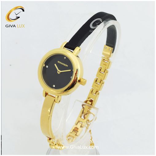 ساعت زنانه چرم و فلز رومانسون 