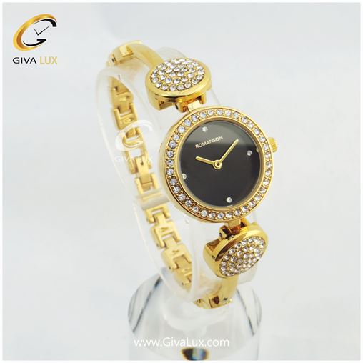 ساعت زنانه  رومانسون بند فلزی 