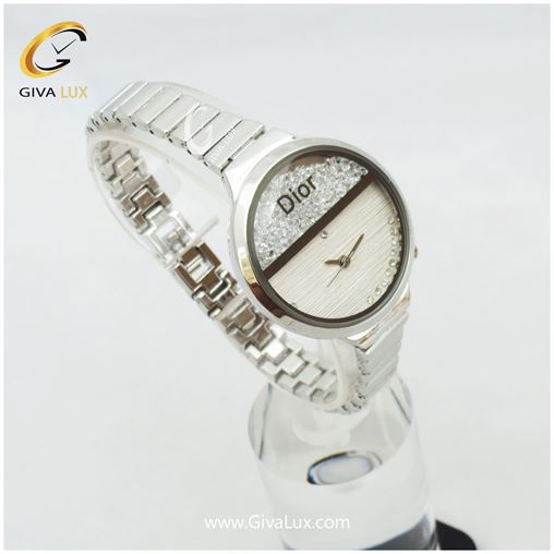 ساعت زنانه بند فلزی دیور 