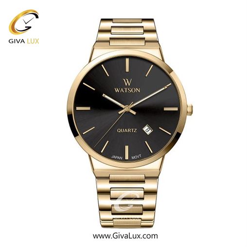 ساعت مچی اورجینال مردانه واتسون | WATSON  طلایی | طلایی| نقره ای| کد رفرنس W 1154G-101 1154-102G.jpg