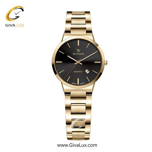 ساعت مچی اورجینال زنانه واتسون | WATSON  طلایی | طلایی| نقره ای| کد رفرنس W 1154L-101 1154-102L.jpg