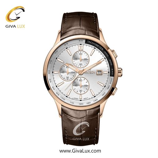 ساعت مچی اورجینال مردانه واتسون | WATSON  رزگلد | قهوه ای| مشکی| کد رفرنس W 1290G-361 1172G-204.jpg