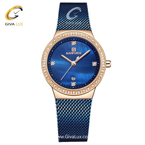 ساعت زنانه نوی فورس سورمه ای مدل nf۵۰۰۵L