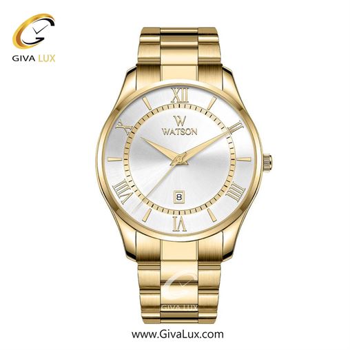 ساعت مچی اورجینال مردانه واتسون | WATSON  طلایی | طلایی| نقره ای| کد رفرنس W 1154G-101 1178-101G.jpg