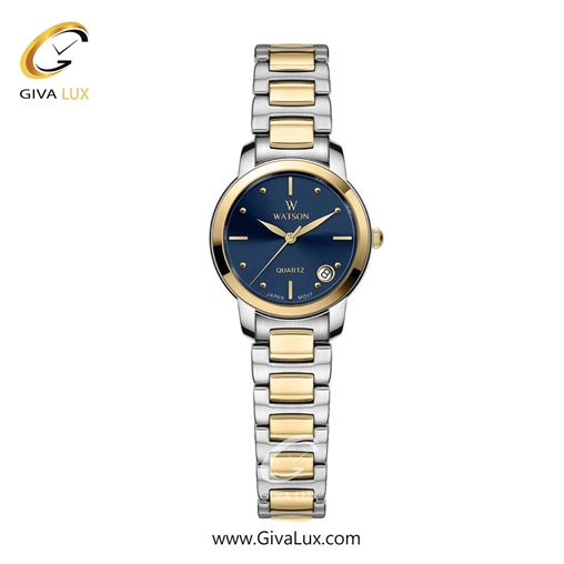 ساعت مچی اورجینال زنانه واتسون | WATSON  نقره ای | نقره ای| آبی| کد رفرنس W 1189L-302A 1189L-345.jpg