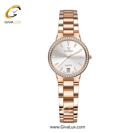 ساعت مچی اورجینال زنانه واتسون | WATSON  طلایی | طلایی| مشکی| کد رفرنس W 1191L-102 1191L-201.jpg