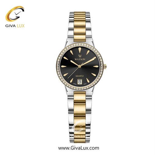 ساعت مچی اورجینال زنانه واتسون | WATSON  نقره ای | نقره ای| مشکی| کد رفرنس W 1191L-304 1191L-352.jpg