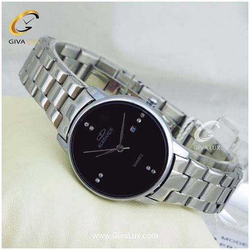 ساعت مچی زنانه الگانس بند فلزی نقره ای