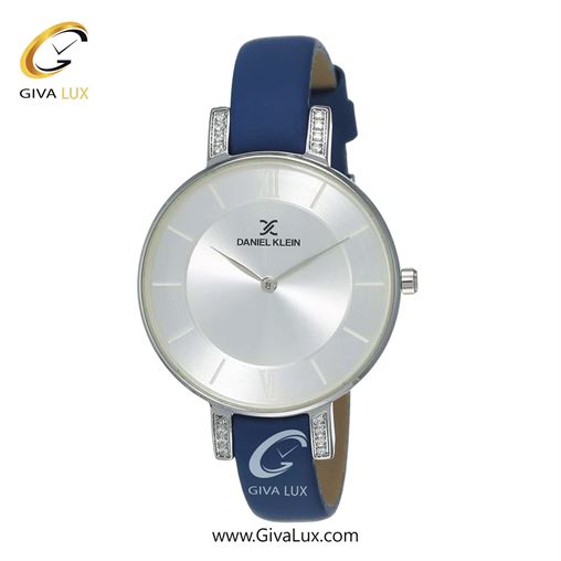 ساعت مچی اورجینال زنانه دنیل کلین نقره ای | سرمه ای| نقره ای| کد رفرنس DK12027-4
