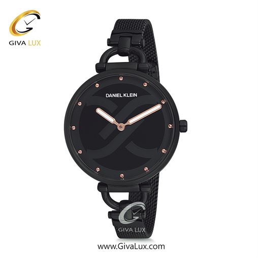 ساعت مچی اورجینال زنانه دنیل کلین مشکی | مشکی| گلدار/طرحدار-مشکی| کد رفرنس DK12064-1