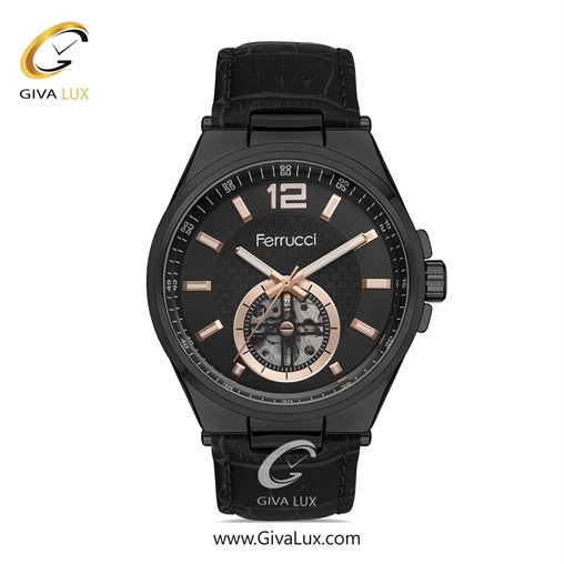 ساعت مچی اورجینال مردانه فروچی Ferrucci رزگلد | قهوه ای| سرمه ای| کد رفرنس fcf.12072FK.03 12072FK.04.jpg