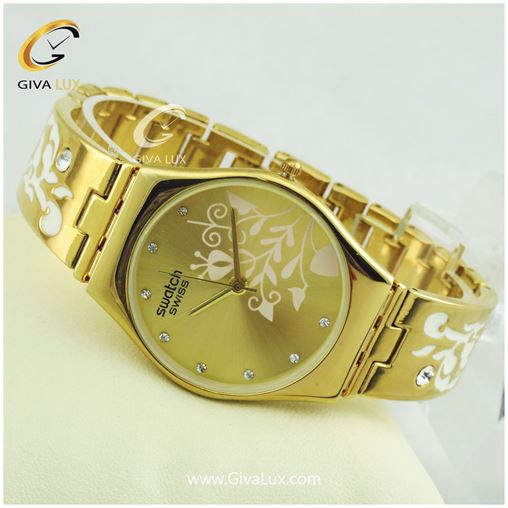 ساعت مچی بند فلزی زنانه برند سواچ