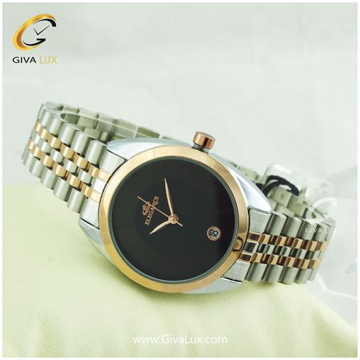 ساعت مچی زنانه الگانس  بند فلزی طرح رولکسی