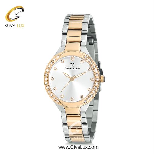 ساعت مچی اورجینال زنانه دنیل کلین طلایی | طلایی-نقره ای| نقره ای| کد رفرنس DK12195-4