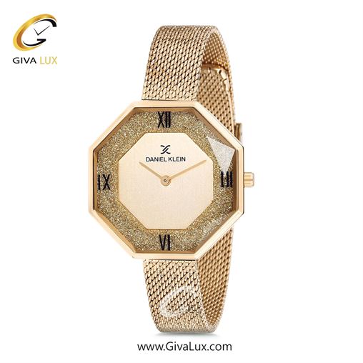 ساعت مچی اورجینال زنانه دنیل کلین طلایی | طلایی| طلایی| کد رفرنس DK12200-2