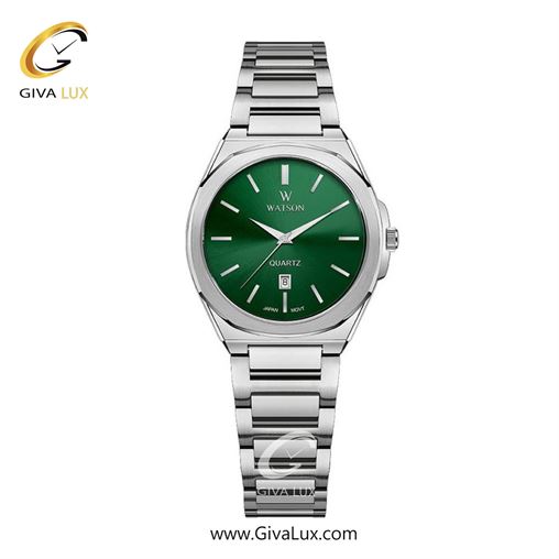 ساعت مچی اورجینال زنانه واتسون | WATSON  نقره ای | نقره ای| سرمه ای| کد رفرنس W 1241L-302 1241-313L.jpg