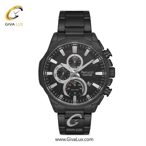 ساعت مچی اورجینال مردانه فروچی Ferrucci سه موتوره کرنوگراف نقره ای | نقره ای| نقره ای| کد رفرنس fcf.12459FM.02 12459FM.03.jpg