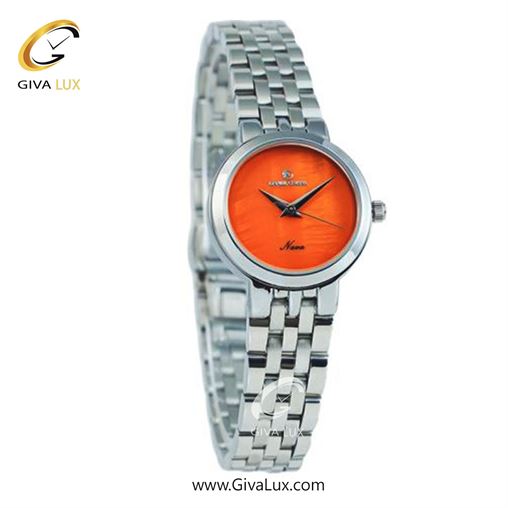 ساعت مچی اورجینال زنانه دنیل سزار نقره ای | نقره ای| نارنجی| کد رفرنس DC-1265