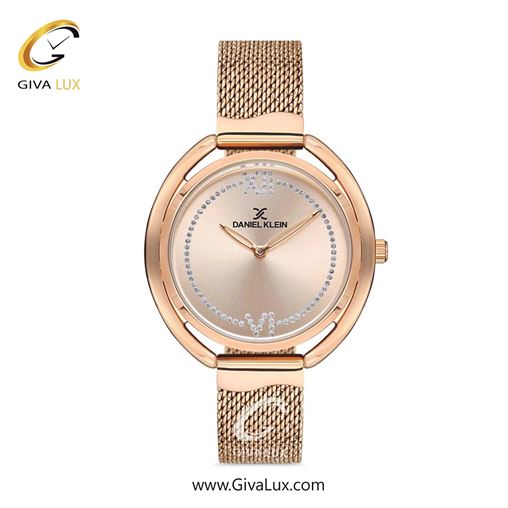 ساعت مچی اورجینال زنانه دنیل کلین رزگلد | رزگلد| رزگلد| کد رفرنس DK12695-3