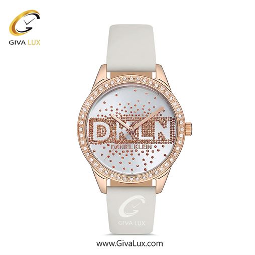 ساعت مچی اورجینال زنانه دنیل کلین رزگلد | طوسی| نقره ای-رزگلد| کد رفرنس DK12696-4