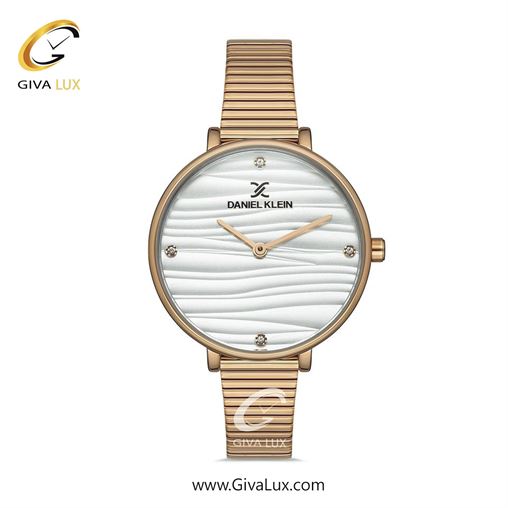 ساعت مچی اورجینال زنانه دنیل کلین طلایی | طلایی| سفید-نقره ای| کد رفرنس DK12899-2