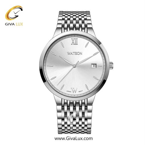 ساعت مچی اورجینال مردانه واتسون | WATSON  نقره ای | نقره ای| نقره ای| کد رفرنس W 1291G-301 1292-301G.jpg
