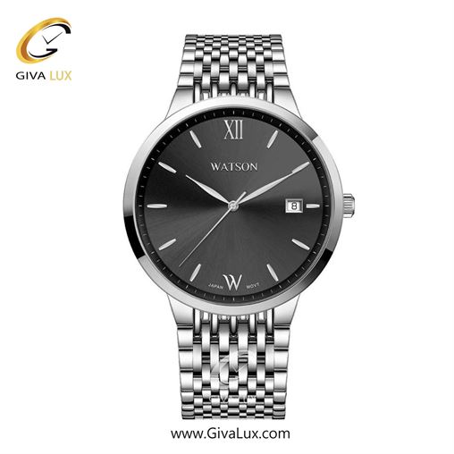 ساعت مچی اورجینال مردانه واتسون | WATSON  نقره ای | نقره ای| نقره ای| کد رفرنس W 1292G-301 1292-304G.jpg