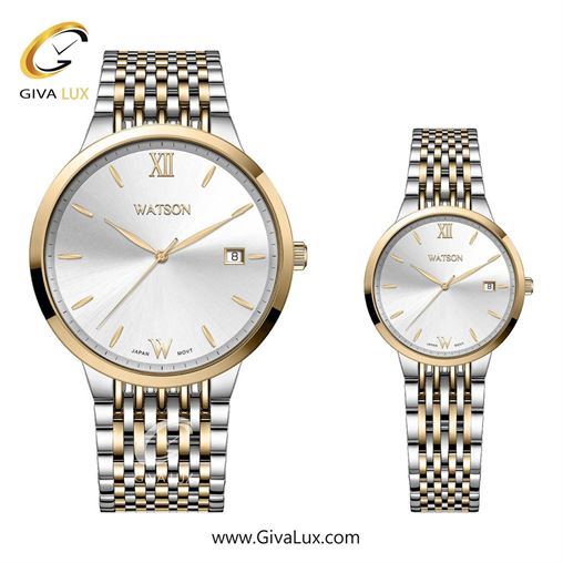 ساعت مچی اورجینال ست واتسون | WATSON  نقره ای | نقره ای| نقره ای| کد رفرنس زنانه: W 1292L-301، مردانه: W 1292G-301 1292-351.jpg