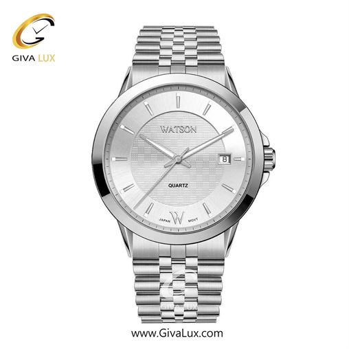 ساعت مچی اورجینال مردانه واتسون | WATSON  نقره ای | نقره ای| نقره ای| کد رفرنس W 1292G-301 1293-301G.jpg
