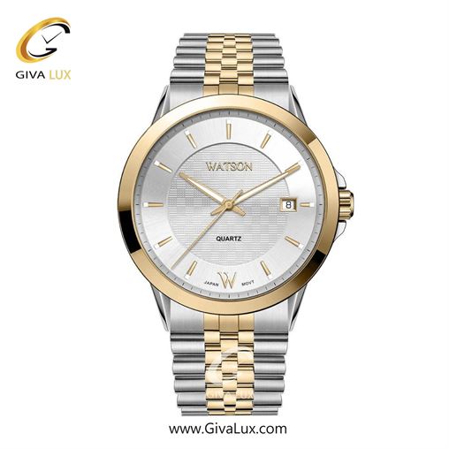ساعت مچی اورجینال مردانه واتسون | WATSON  طلایی | نقره ای-طلایی| قهوه ای| کد رفرنس W 1293G-350 1293-351G.jpg