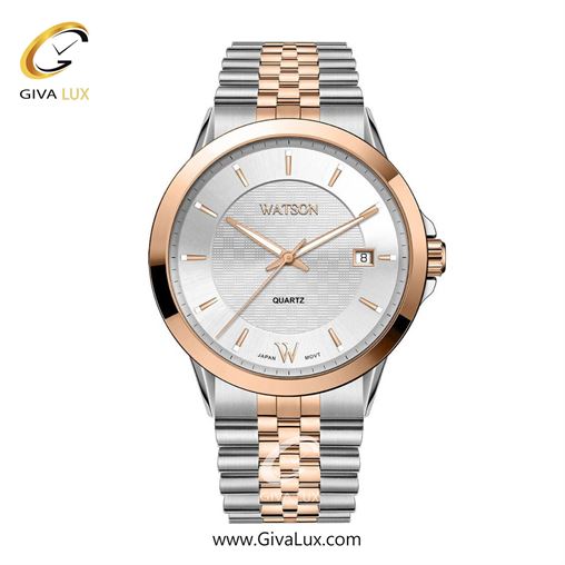 ساعت مچی اورجینال مردانه واتسون | WATSON  طلایی | طلایی-نقره ای| نقره ای| کد رفرنس W 1293G-351 1293-359G.jpg