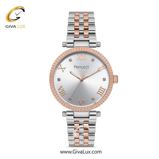 ساعت مچی اورجینال زنانه فروچی Ferrucci نقره ای | نقره ای| نقره ای| کد رفرنس fcf.12932M.01 12932M.02.jpg