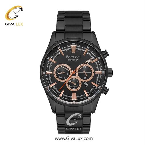 ساعت مچی اورجینال مردانه فروچی Ferrucci سه موتوره کرنوگراف نقره ای | نقره ای| نقره ای| کد رفرنس fcf.13085FM.01 13085FM.02.jpg