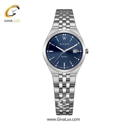 ساعت مچی اورجینال زنانه واتسون | WATSON  نقره ای | نقره ای| سرمه ای| کد رفرنس W 1293L-302 1314-302L.jpg