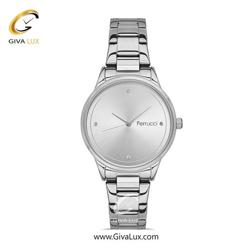 ساعت مچی اورجینال زنانه فروچی Ferrucci نقره ای | نقره ای| صورتی| کد رفرنس fcf.03213M.04 13643M.01.jpg