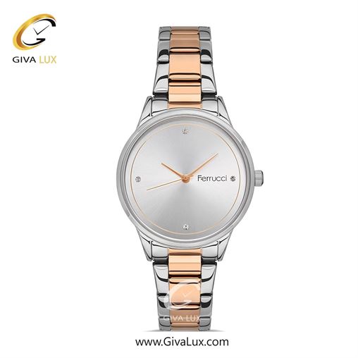 ساعت مچی اورجینال زنانه فروچی Ferrucci نقره ای | نقره ای| نقره ای| کد رفرنس  fcf.13643M.01 13643M.04.jpg