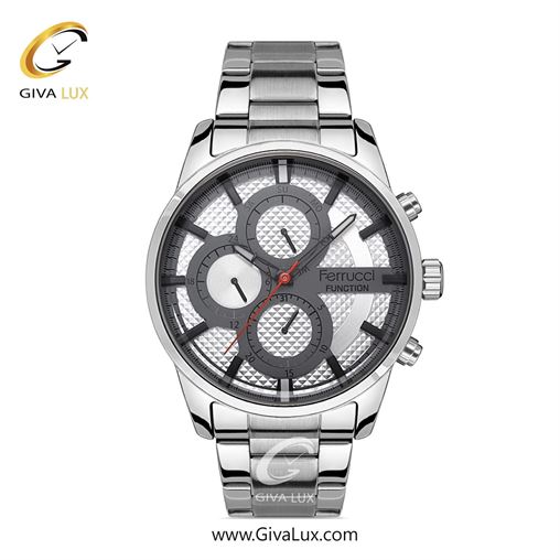 ساعت مچی اورجینال مردانه فروچی Ferrucci سه موتوره فول تایم نقره ای | نقره ای| سرمه ای| کد رفرنس fcf.13659FM.01 13659FM.03.jpg