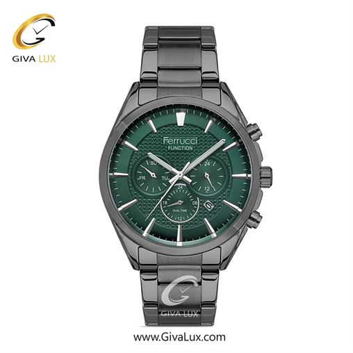 ساعت مچی اورجینال مردانه فروچی Ferrucci سه موتوره کرنوگراف نقره ای | نقره ای| نقره ای| کد رفرنس fcf.13679FM.03 13679FM.04.jpg