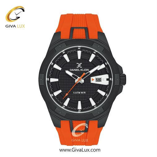 ساعت مچی اورجینال مردانه دنیل کلین مشکی | نارنجی| مشکی| کد رفرنس DK13734-5